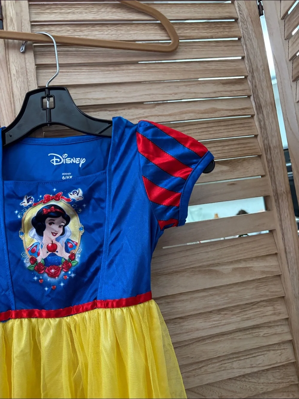 Disney Snow White Inspired Dress - Blue, Yellow & Red 6/6X
